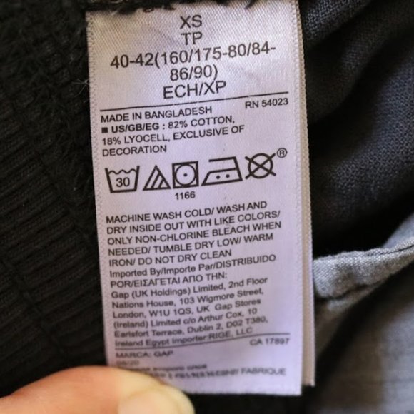 GAP Utility Joggers Style #630261 - Black, Size XS - Picture 12 of 16